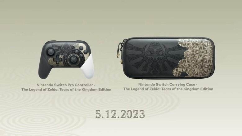 The Legend of Zelda: Tears of the Kingdom Switch Carrying Case and Pro Controller announced