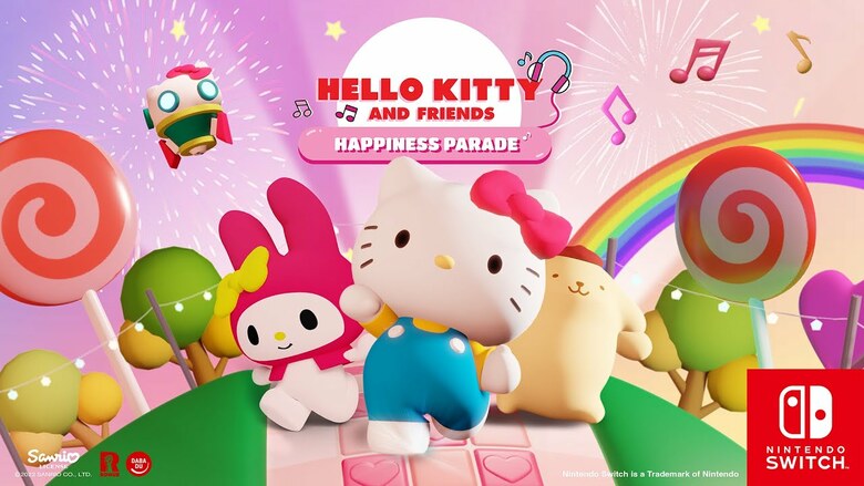 Rhythm mobile game 'Hello Kitty and Friends: Happiness Parade' heads to Switch on April 13th, 2023