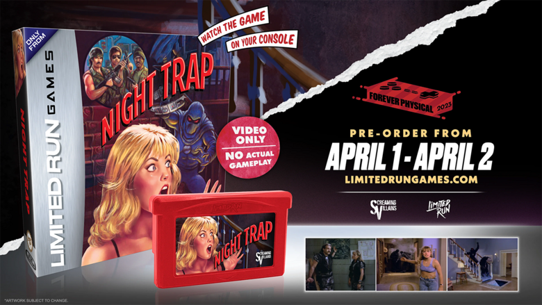 Limited Run Games offering Night Trap on GBA this weekend
