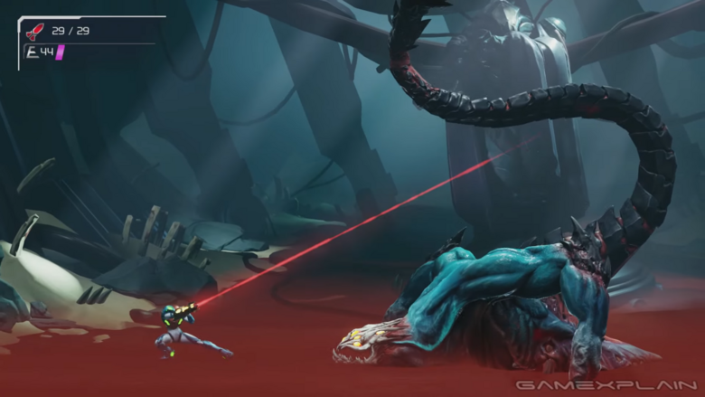 Metroid Dread Boss Rush mode gameplay footage