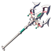 ...Link could impale the grounded foe with Mipha's Lightscale Trident!