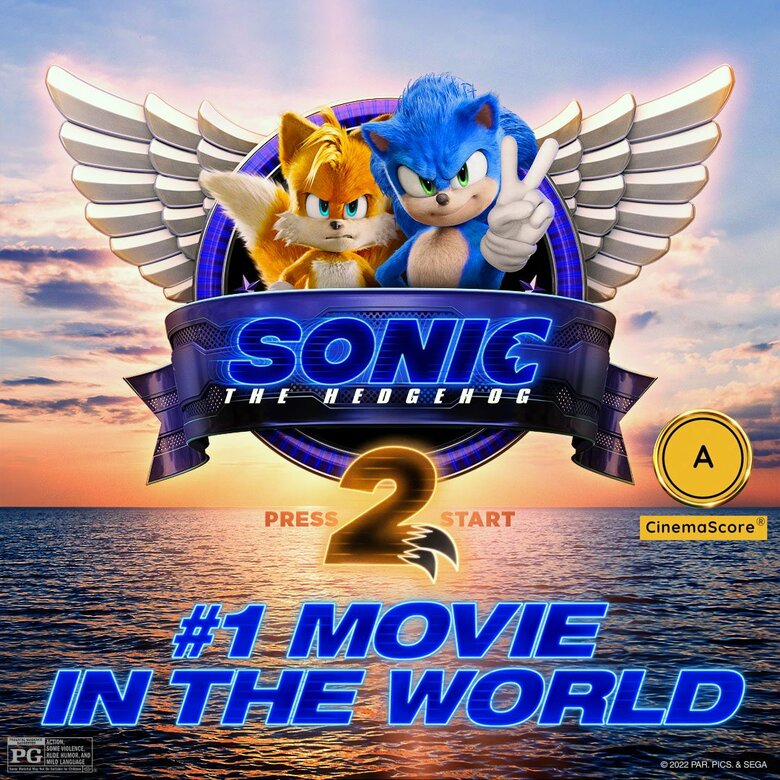 New Sonic movie poster is a spot-on homage to the Sonic 2 game box