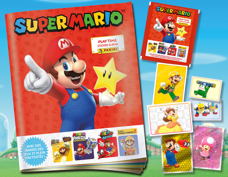 Panini Super Mario Sticker Collection now available