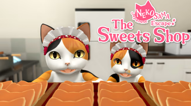 Japanese NEKOSAMA Escape The Sweets Shop comes to Switch June 1st, 2023
