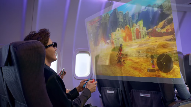 Viture XR Glasses and Mobile Dock let you play Switch on the go with a simulated 120-inch display