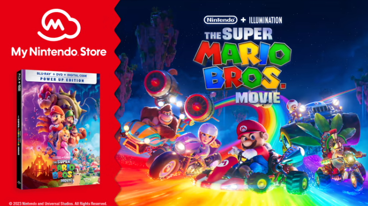 Reminder: Bring home The Super Mario Bros. Movie Starting Today