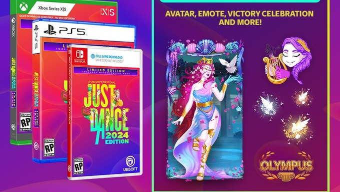 Just Dance 2024's Physical Edition does not include a game card, only a