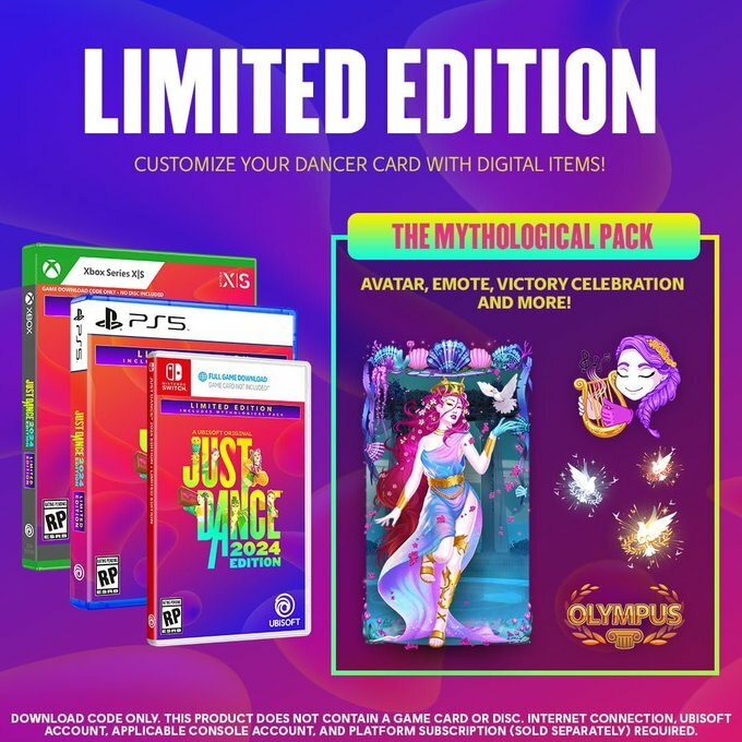 Just Dance 2024's Physical Edition does not include a game card, only a code GoNintendo