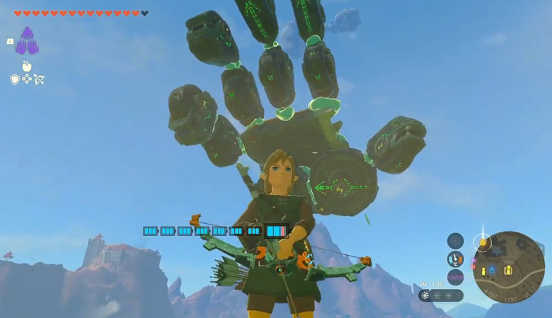 Zelda: TotK player recreates Master Hand from Smash Bros.