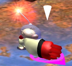  This punch attack was a simple way for Olimar and Louie to attack when no Pikmin were around, you couldn’t kill bosses with it but it was useful for taking out small fry.