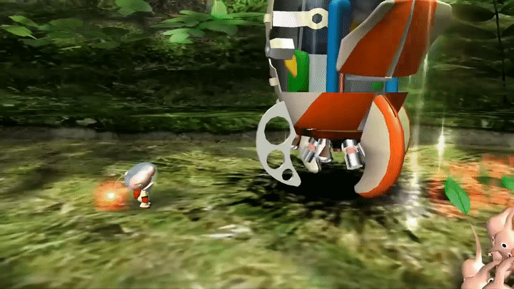 seem to make reference to a celebration animation from Pikmin 1.
