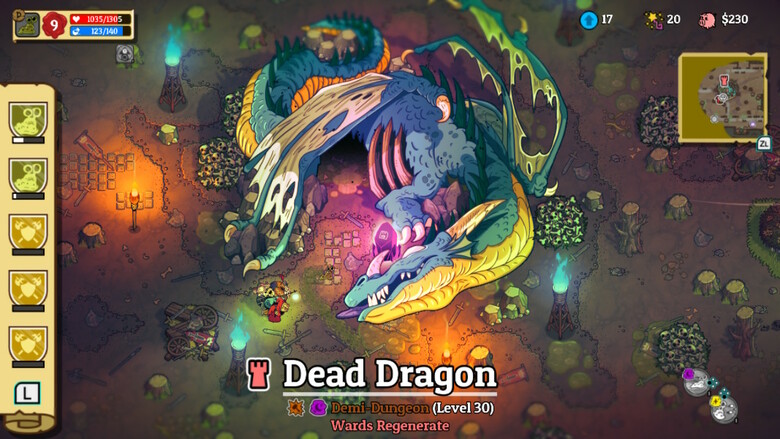 Dive deep into the corpse of the Dead Dragon.