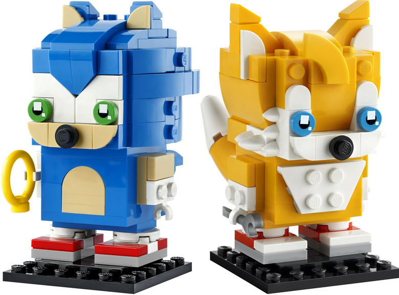 LEGO Sonic The Hedgehog and Tails Brickheadz revealed at SDCC 2023