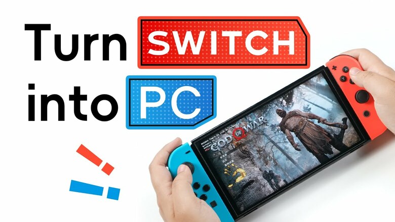 Nintendo Switch modded and overclocked to run modern PC games 