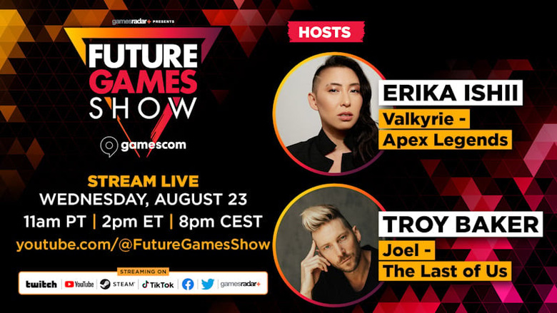 Troy Baker and Erika Ishii to host the Future Games Show at gamescom on  August 23, 2023