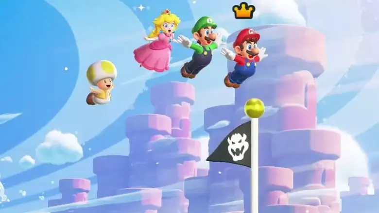 Super Mario Bros. Wonder website mentions 'online play