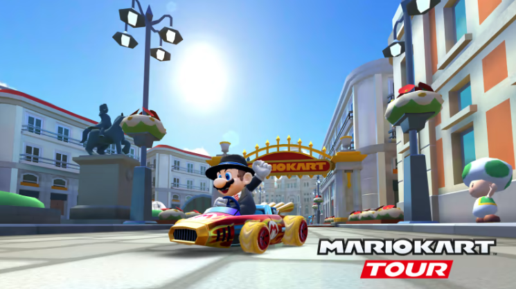 Reminder: Cruise through new course Madrid Drive in Mario Kart Tour's sun-soaked Summer Tour