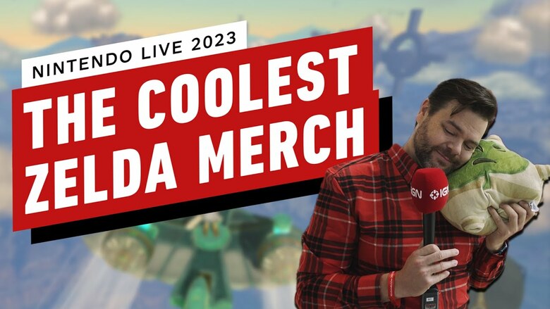 Take a closer look at the Zelda merch of Nintendo Live 2023