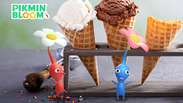 Ice Cream Decor Pikmin are on the way to Pikmin Bloom
