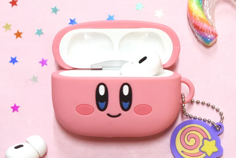 Kirby-themed silicon AirPods case cover revealed