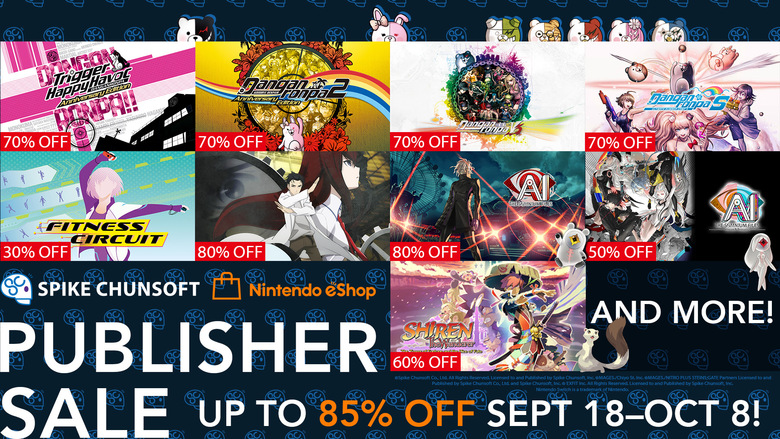 Save up to 85% on Spike Chunsoft Games During the eShop Publisher Sale
