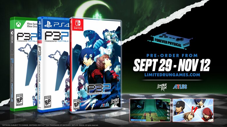 Persona 3 Portable getting physical Switch release via LRG