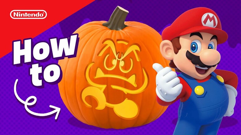 Nintendo offers pumpkin carving ideas in a new video