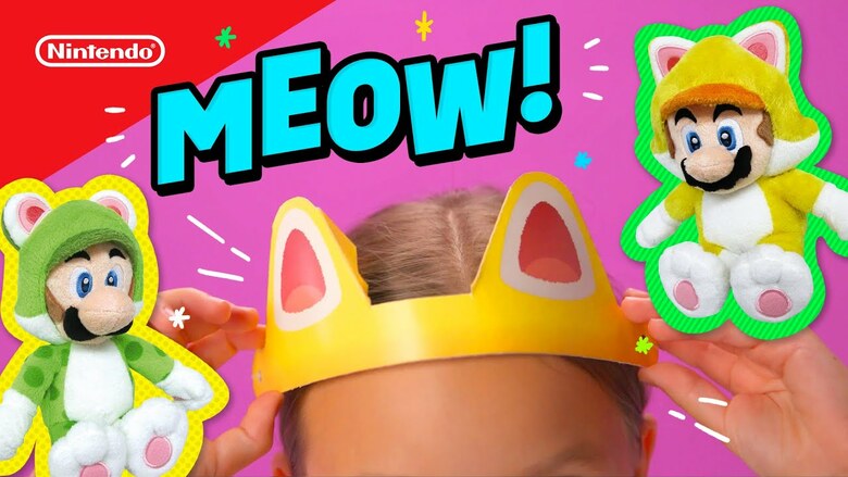 Play Nintendo Shares How to Make Paper Cat Ears For Halloween