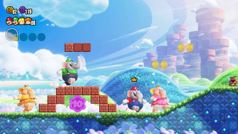 Super Mario Bros. Wonder originally had co-op collision, but it was removed to reduce player stress