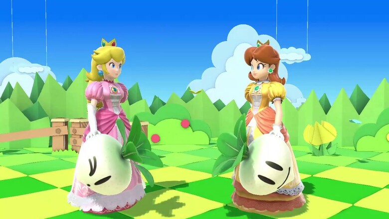 While Daisy wasn’t playable in Mario 2 given Daisy’s namesake and usage of plant magic it kind of makes sense that one of her specials is gardening (though it’s more a happy coincidence than a deliberate reference). 