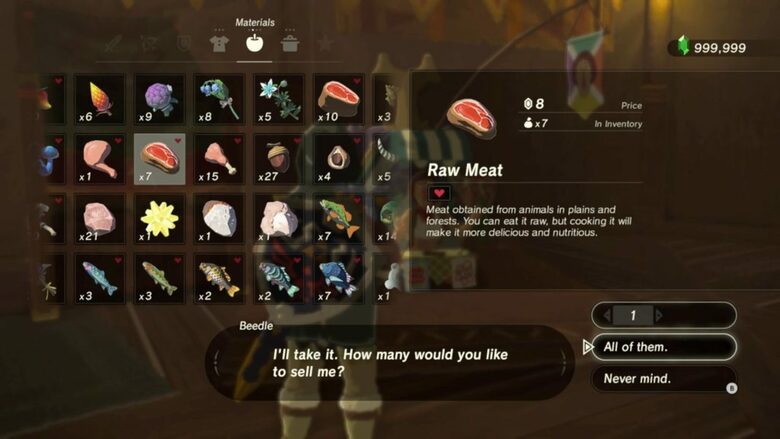 Material-Cloning Glitch Discovered in Breath of the Wild
