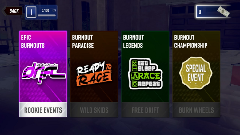 Even some of the games modes steal their names from actual games in the Burnout series. (Image Source: SwitchStars)