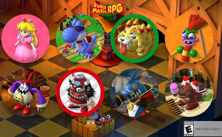 New set of Super Mario RPG icons available for Nintendo Switch