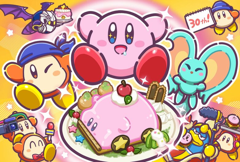 New Kirby artwork shared to celebrate the franchise's 30th anniversary