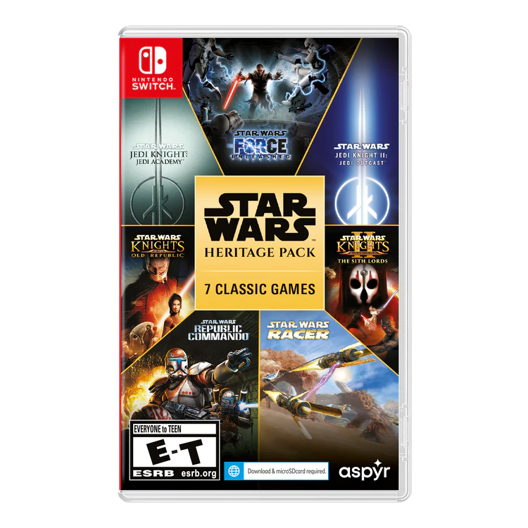 STAR WARS Heritage Pack now available physically for Switch GoNintendo