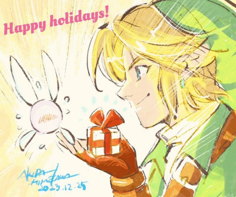 Legend of Zelda manga series artists share a special holiday piece