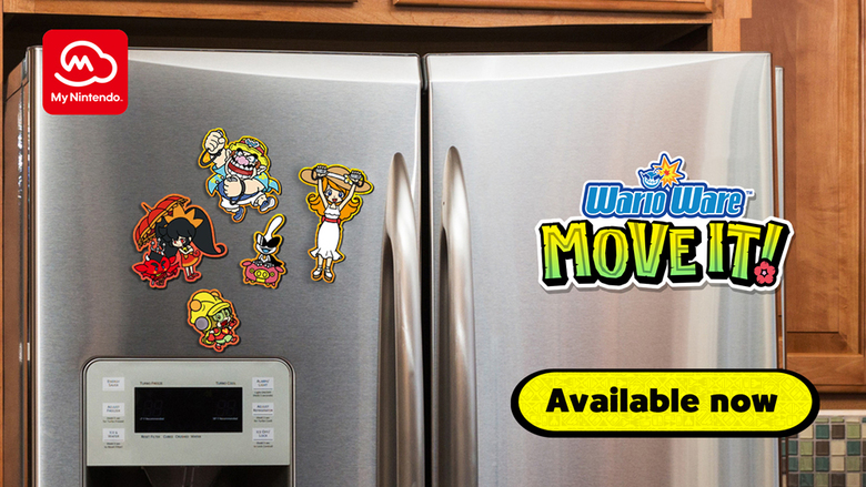 WarioWare: Move It! magnets now available via My Nintendo