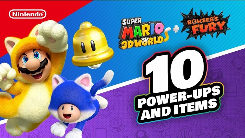 Super Mario 3D World + Bowser's Fury 10 Power-Ups Trailer