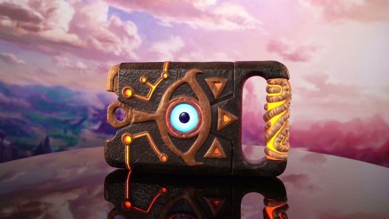 First 4 Figures showcases the Exclusive Edition of their Zelda: BotW Sheikah Slate life size painted resin statue