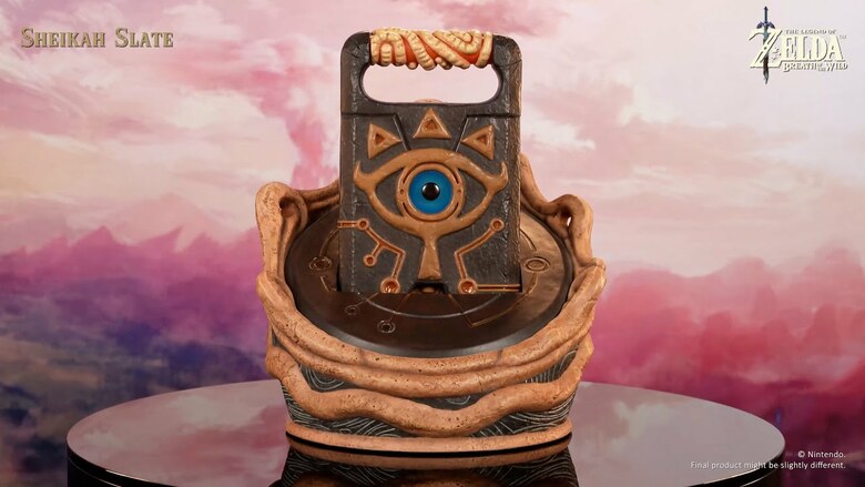 First 4 Figures opens pre-orders for the Zelda: BotW Sheikah Slate life size painted resin statue