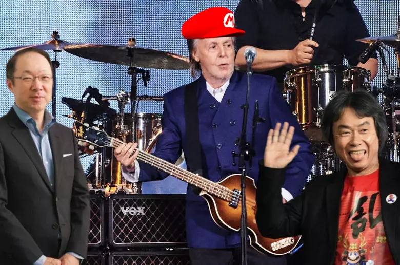 Paul McCartney met with Miyamoto, Kondo to share his love for Super Mario Bros.