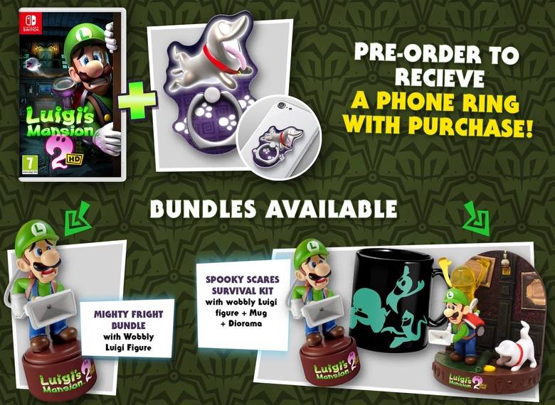 My Nintendo Store UK reveals pre-order bonus and bundles for Luigi's Mansion 2 HD