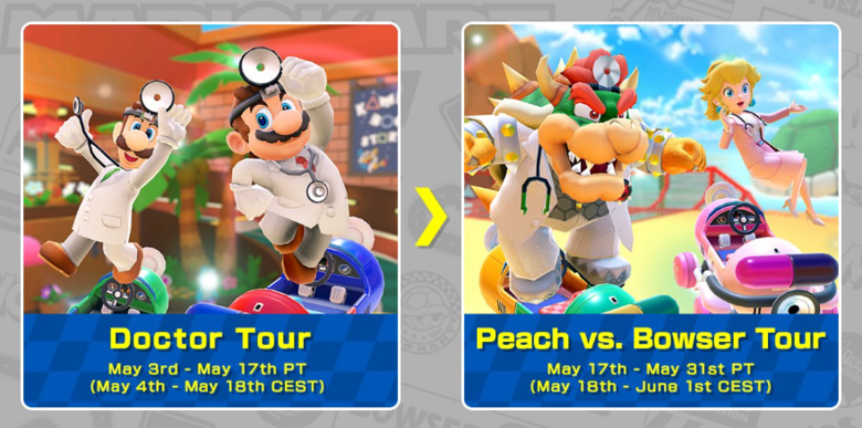Doctor Fest, a two-tour Event, is starting in Mario Kart Tour