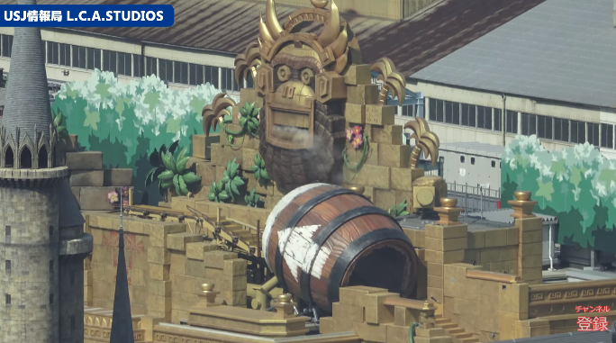 Get a new look at Super Nintendo World's upcoming Donkey Kong expansion
