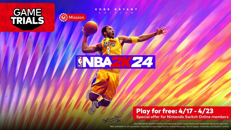 NBA 2K24 is North America's next Switch Online Free Game Trial