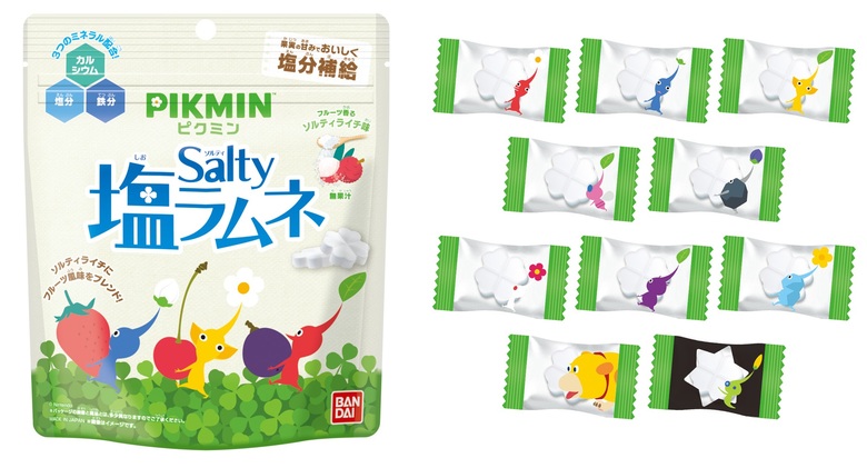 Pikmin Salty Ramune tablets now on the market in Japan