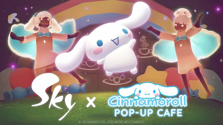 Sky: CotL announces Pop-Up Cafe Collab with Cinnamoroll