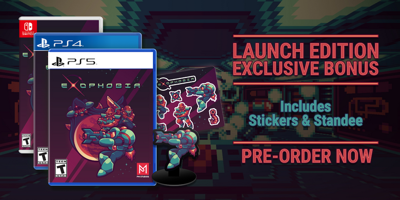 Exophobia getting physical Switch release July 23rd, 2024