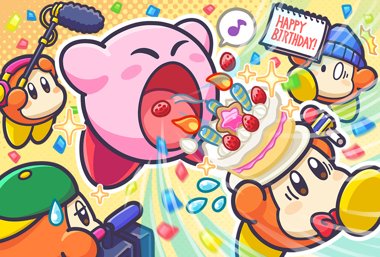 Kirby's 32nd anniversary celebrated with new art
