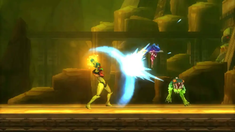 New up tilt based on parry attack from Samus Returns and Metroid Dread.